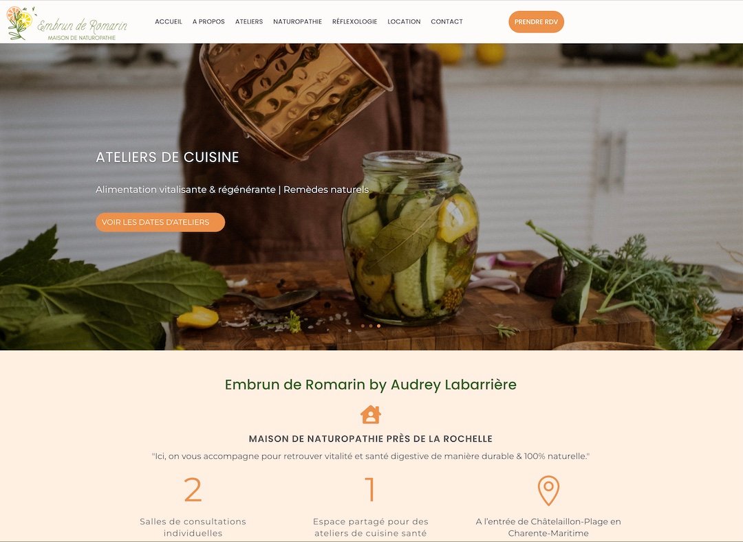 Site web Embrun de Romarin